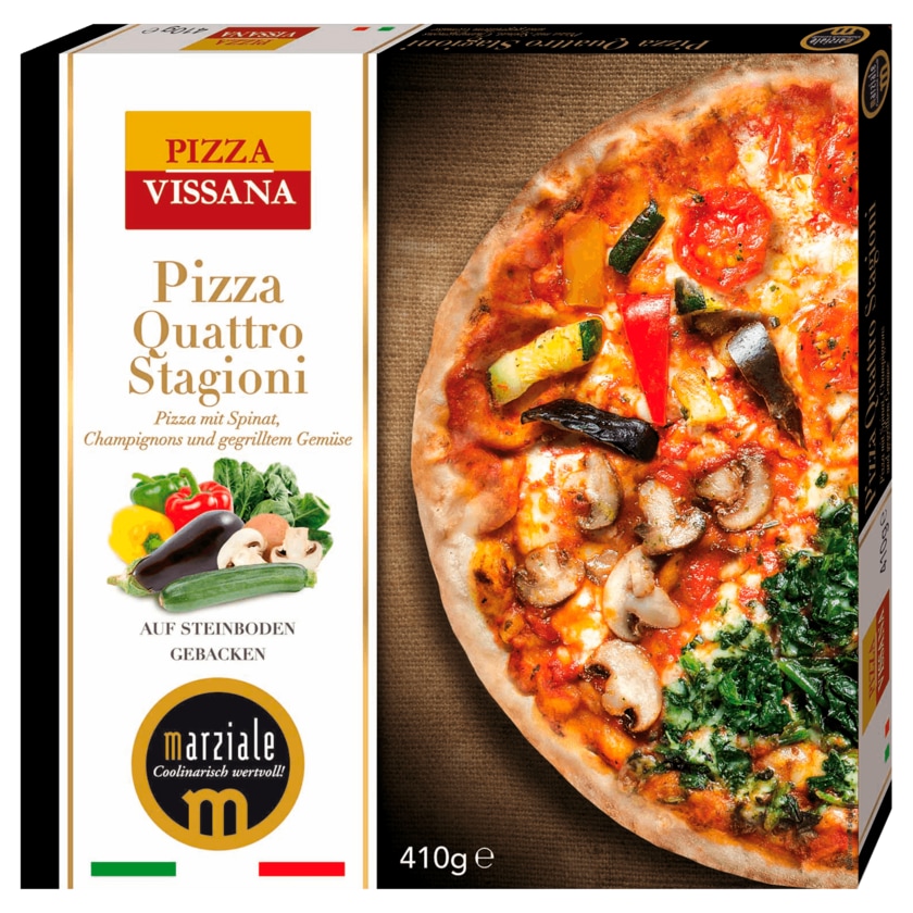 Marziale Pizza Vissana Pizza Quattro Stagioni 410g